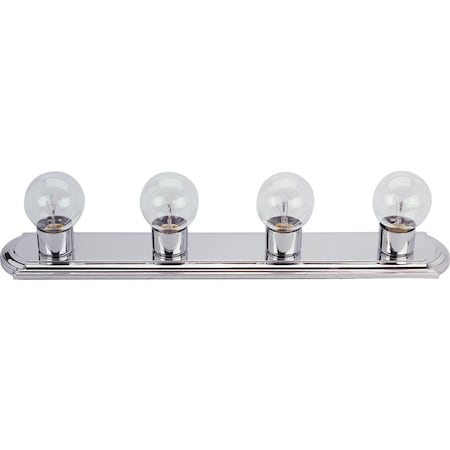 Home Impressions 4-Bulb Chrome Vanity Bath Light Bar IVLBS14CH